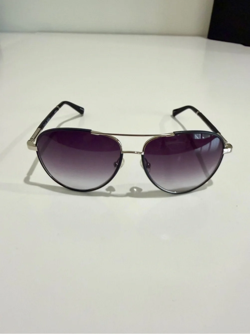 NWT The Row x Linda Farrow Leather Aviator Sunglasses Full Boutique Set